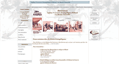 Desktop Screenshot of eglise-evangelique-olivet.org